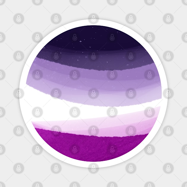 Space Ace Pride Flag Magnet by Flipwish